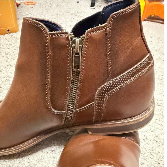 Men\'s Freeman Corbin Chelsea Boots‎ 13 Leather Side Zip Ankle